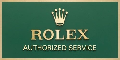 Rolex Service plaque.