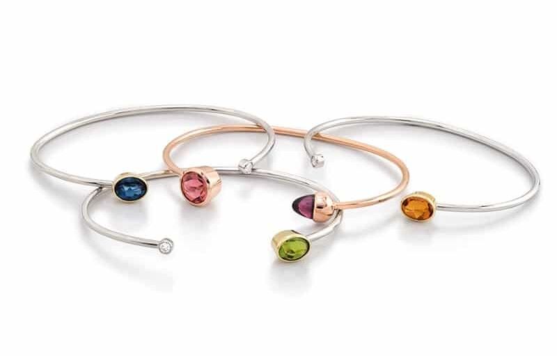 An assortment of Birthstone Bracelets