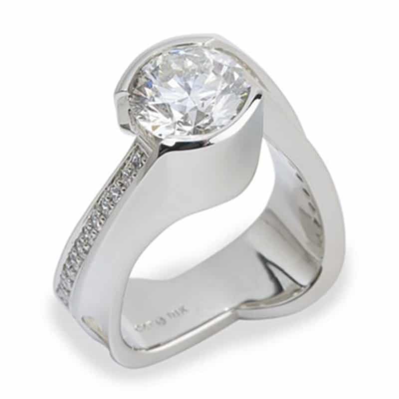 Revolution 2 Carat Diamond Engagement Ring