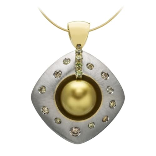 Pistachio Pearl Fashion Necklace