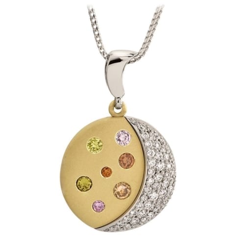 Fusion Natural Fancy Color Diamond Pendant