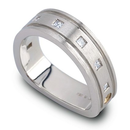 the modern man will put a lot of thought into selecting the perfect engagement ring for his fiancee but might be unsure about choosing his own wedding ring
