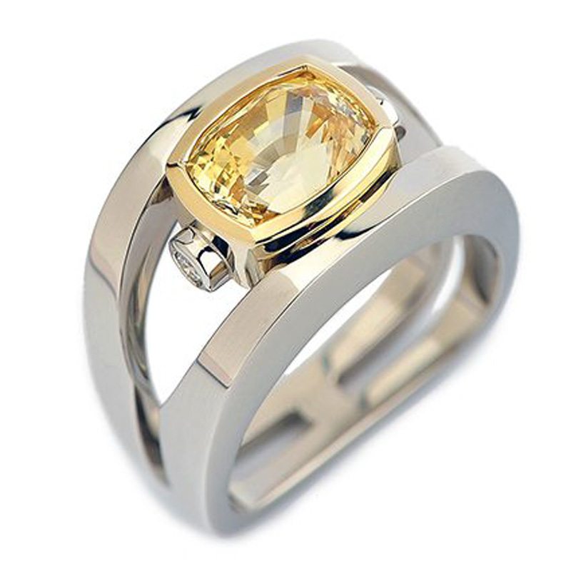 Paragon Yellow Sapphire Men’s Ring