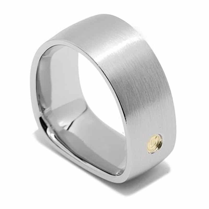 Paragon White Gold Men’s Wedding Band