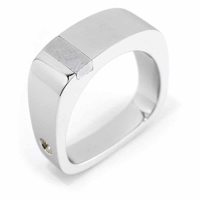 Interlude Men's Meteorite Wedding Band