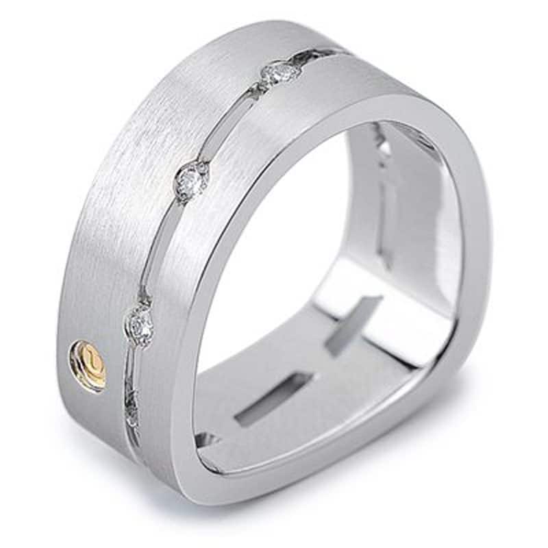 Paragon Men’s Diamond and White Gold Wedding Ring