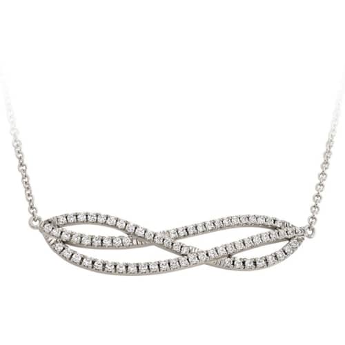 Affinity White Gold and Diamond Necklace