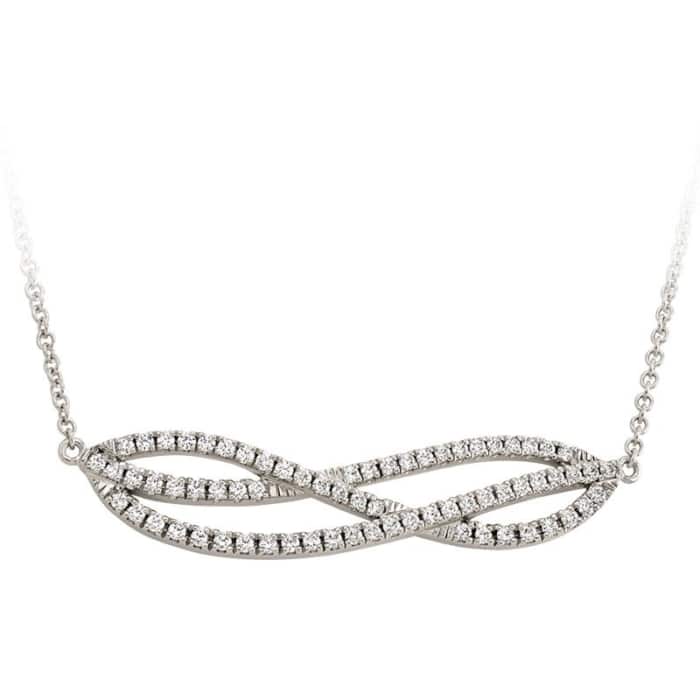 Affinity White Gold and Diamond Necklace