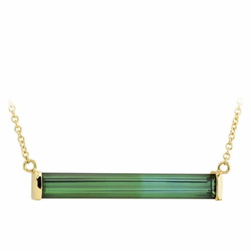 Unison Yellow Gold Bar Necklace