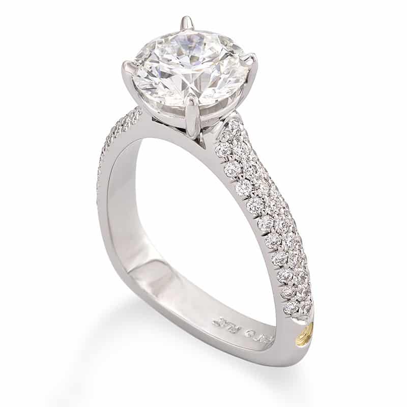 Paragon Platinum & Round Diamond Engagement Ring