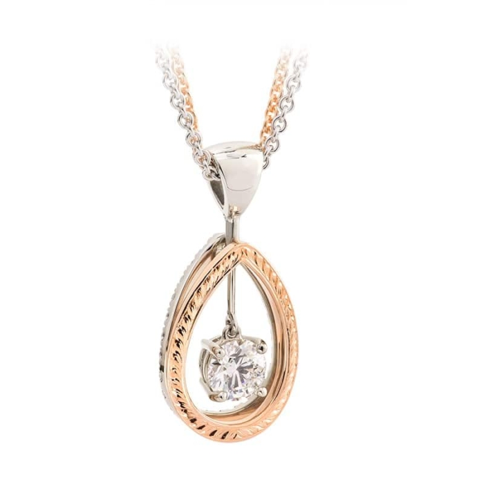 Orbit Reversible Diamond Pendant - Image 2