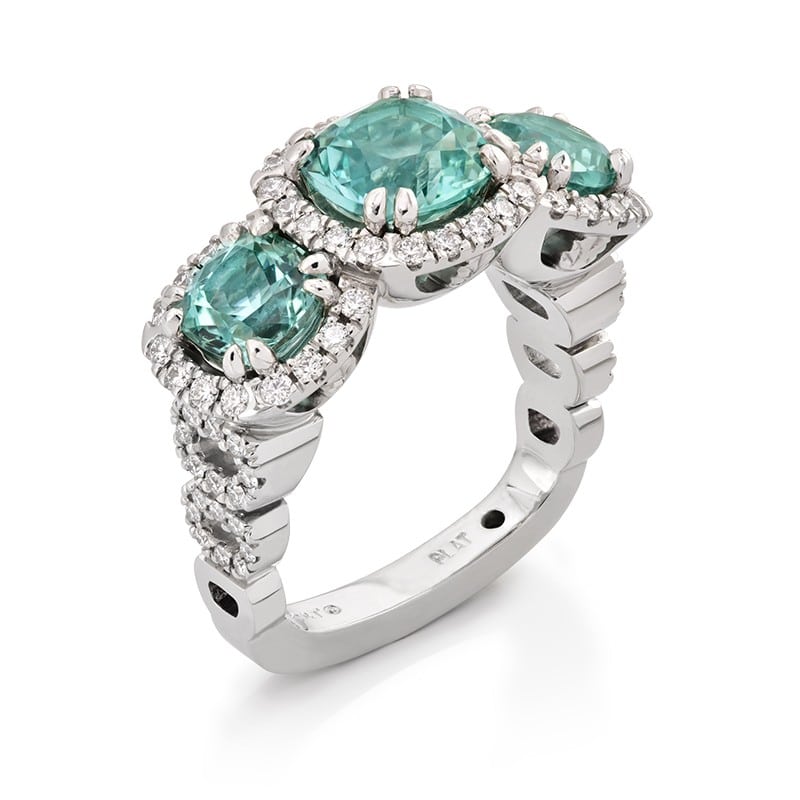 Empress Three Stone Ring