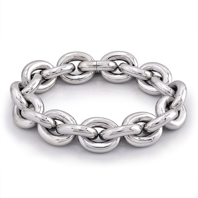 Platinum Cable Bracelet