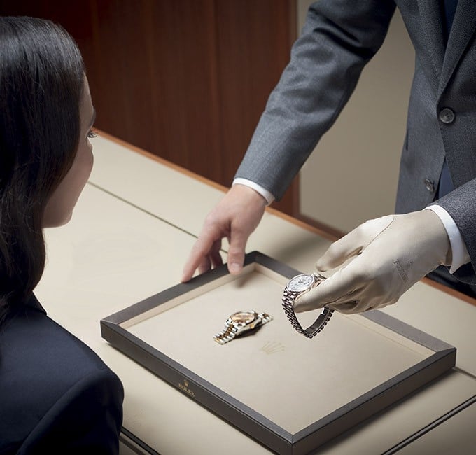 Servicing your Rolex authorised service centre portrait.