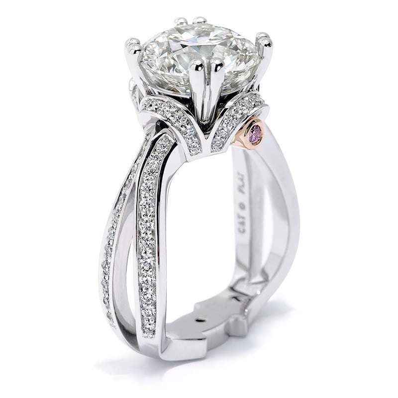 Front and Center: Top Round Brilliant Cut Diamond Designs