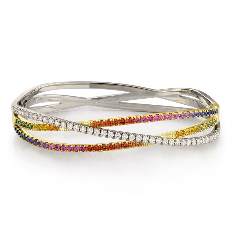 Affinity Rainbow Sapphire Bracelet