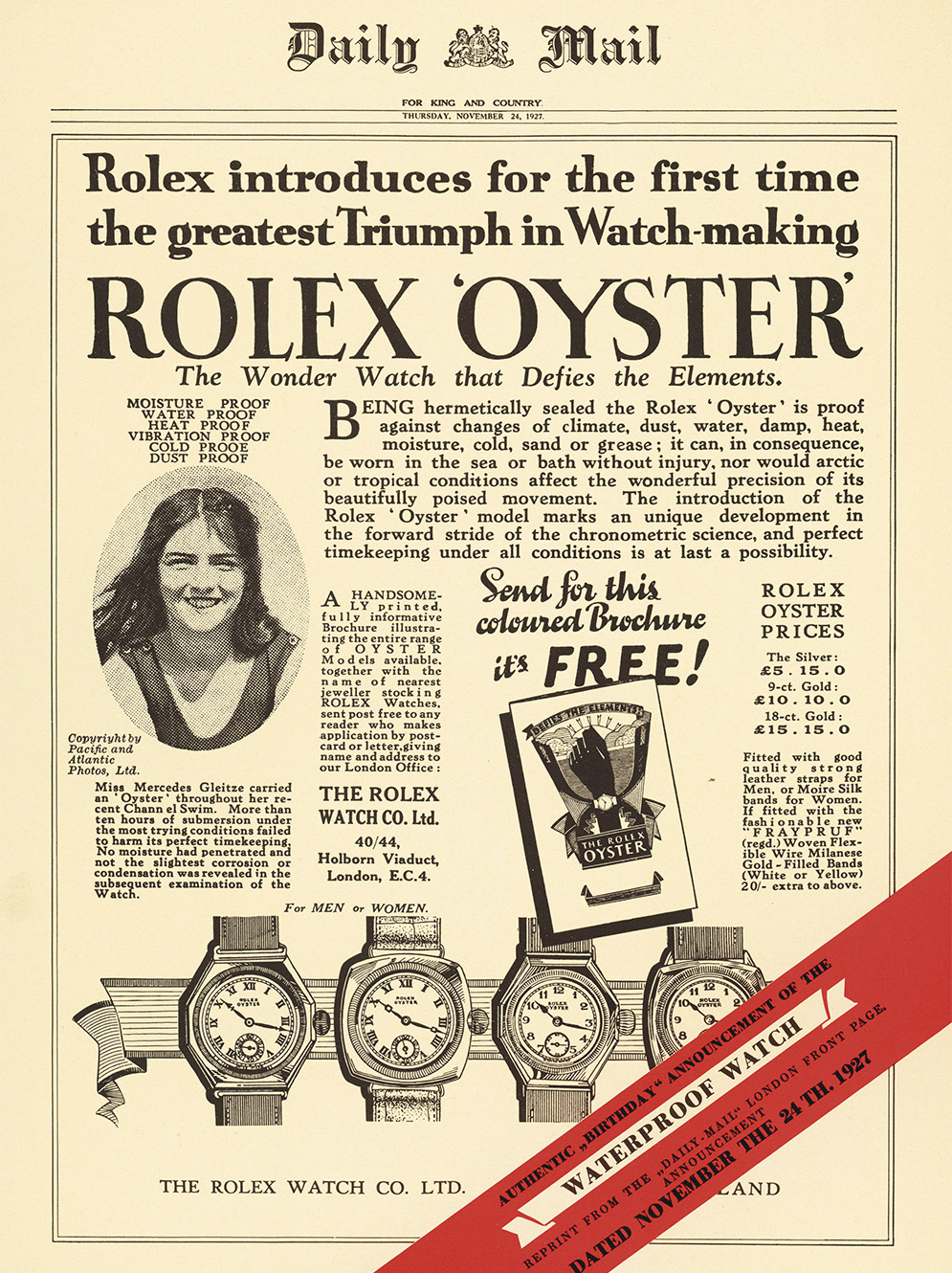 The oyster story